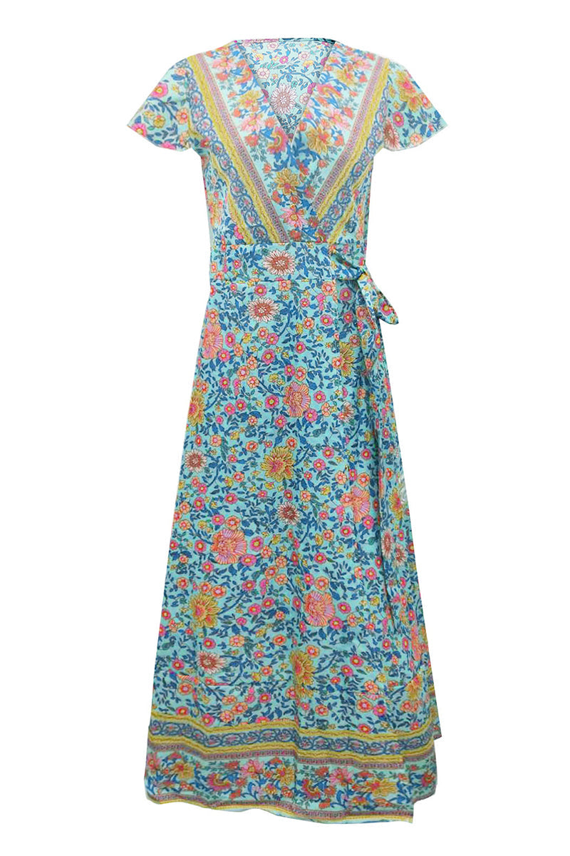 Vestidos sexys y elegantes con cuello en V y estampado en forma de A (10 colores)