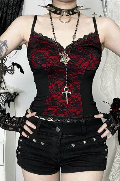 Dark Lace Sexy Slim Corset