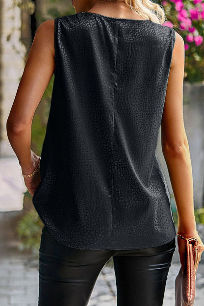 Tops casuales dulces de cuello tipo bufanda con parches sólidos