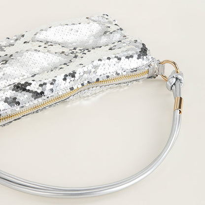 Bolsos casuales de patchwork con lentejuelas sólidas