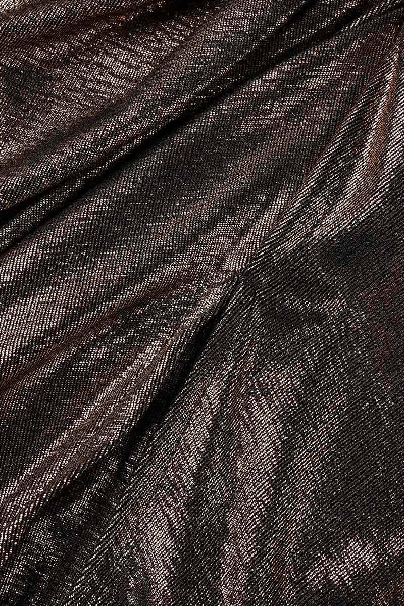 Vestidos elegantes de celebridades con escote en V, línea A y pliegues lisos (4 colores)