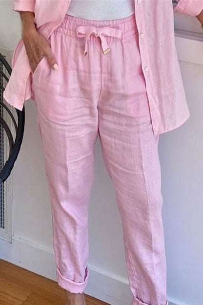 Vaqueros de mezclilla regulares de cintura media con parches sólidos casuales