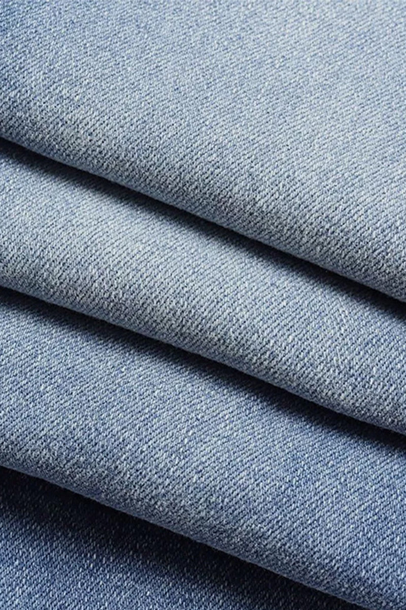 Vaqueros casuales de cintura alta con rotos y rotos (3 colores)