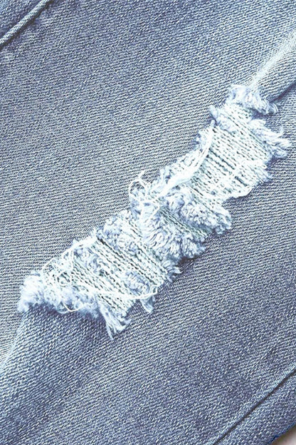 Vaqueros casuales de cintura alta con rotos y rotos (3 colores)