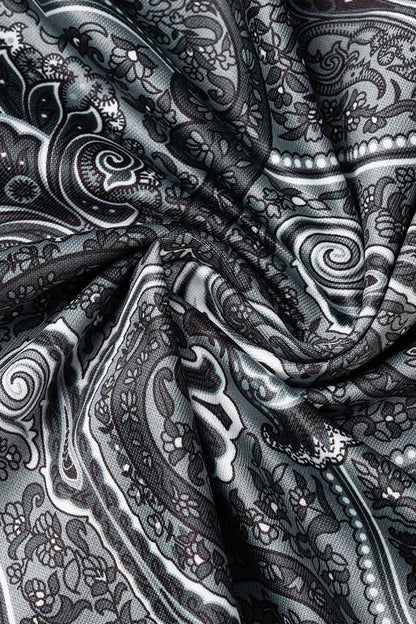 Vestidos bohemios con cuello en V, corte A y estampado universitario (6 colores)