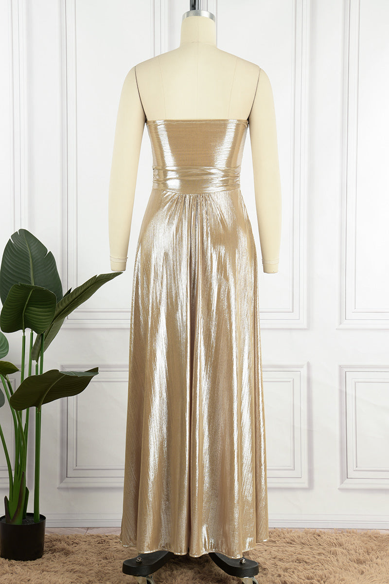 Vestidos de moda con falda de pastel sin tirantes, ahuecados y sólidos (7 colores)