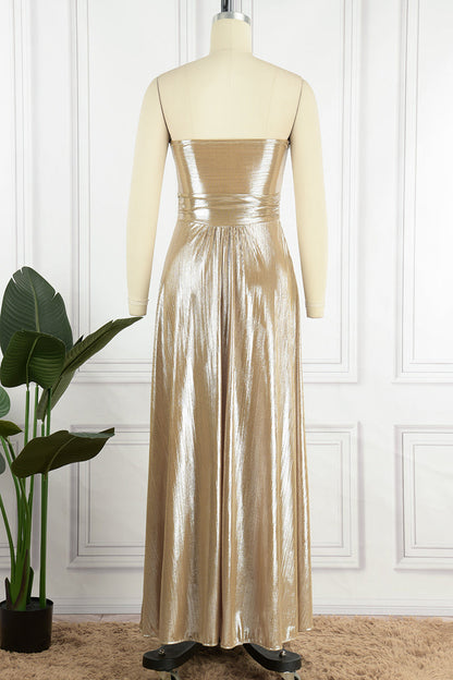 Vestidos de moda con falda de pastel sin tirantes, ahuecados y sólidos (7 colores)