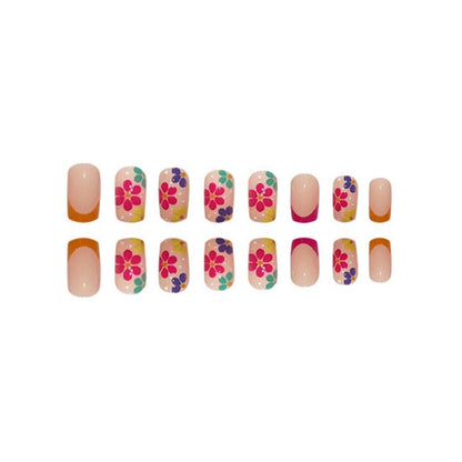 Pasta de uñas básica con estampado de simplicidad casual