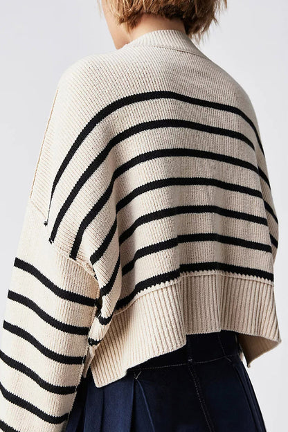 Suéteres casuales de cuello redondo con parches sólidos (15 colores)