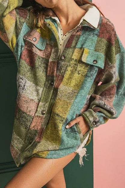 Blusas sexys con cuello vuelto y contraste de bloques de color (3 colores)