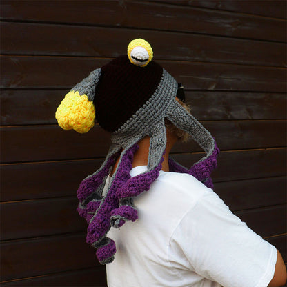 Gorros de punto de pulpo