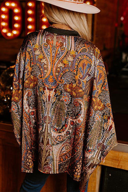 Blusas informales universitarias con cuello en V y botones florales