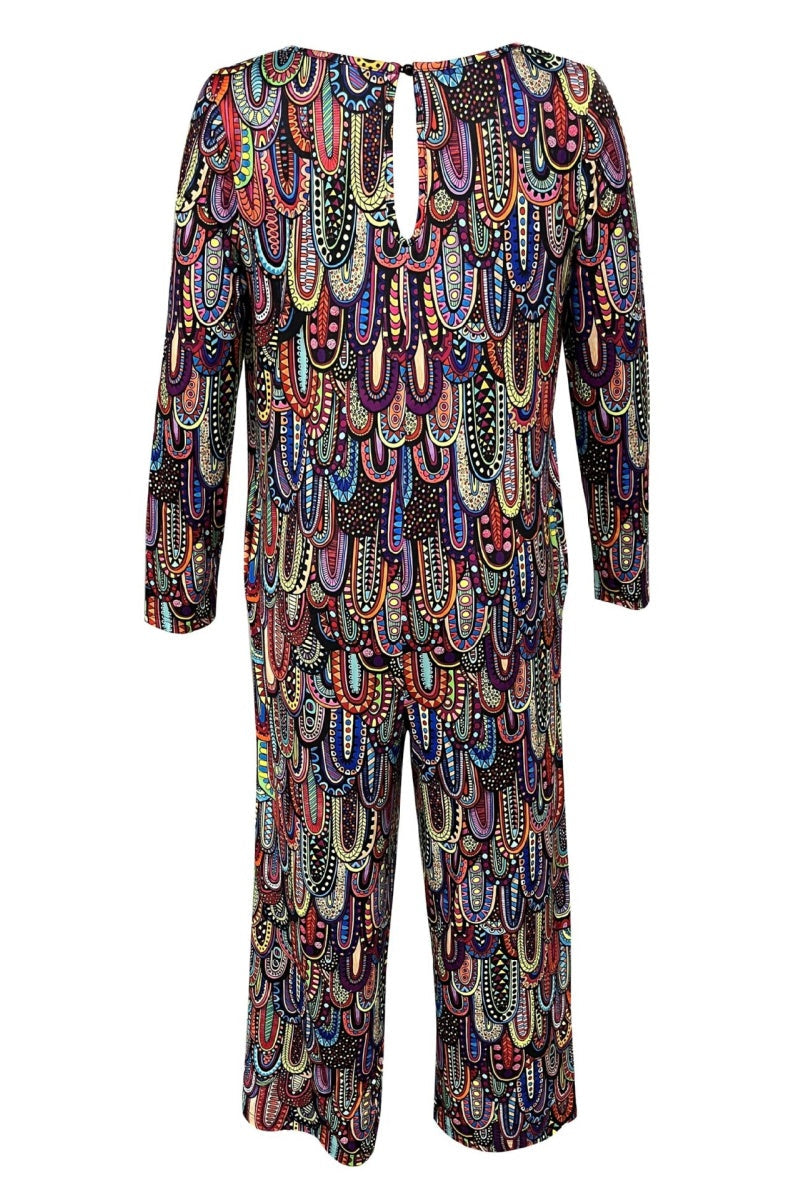 Monos básicos con cuello en U y estampado informal (3 colores)