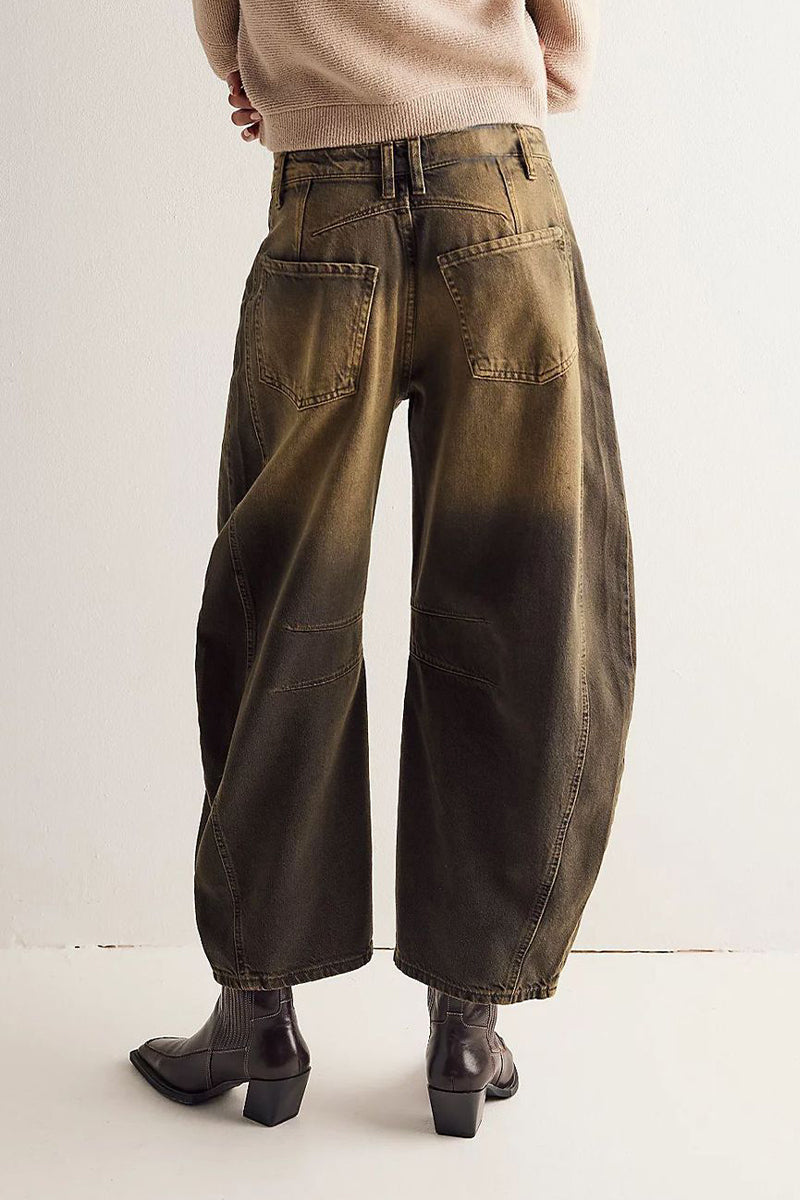 Vaqueros holgados de estilo informal de calle (sin cinturón)