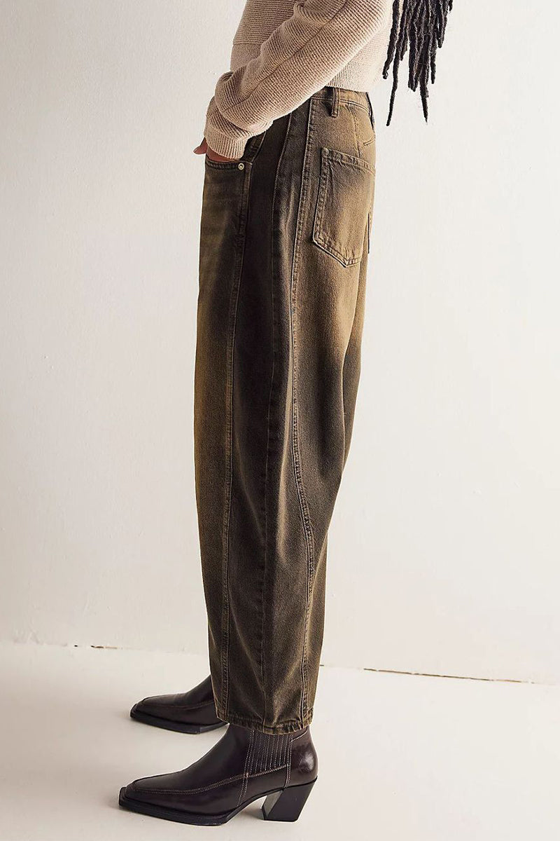 Vaqueros holgados de estilo informal de calle (sin cinturón)