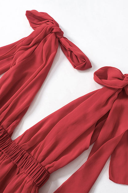 Vestidos sexis sin mangas con escote en V y espalda descubierta con vendaje liso (5 colores)