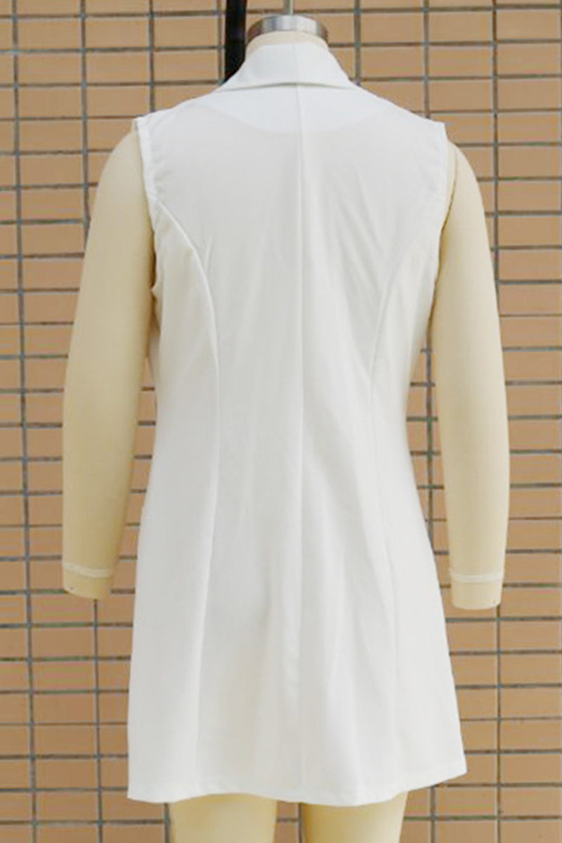 Cárdigan informal de cuello vuelto con banda lisa (5 colores)