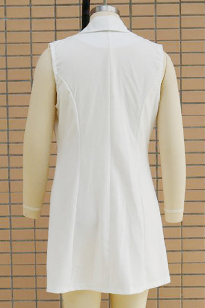 Cárdigan informal de cuello vuelto con banda lisa (5 colores)