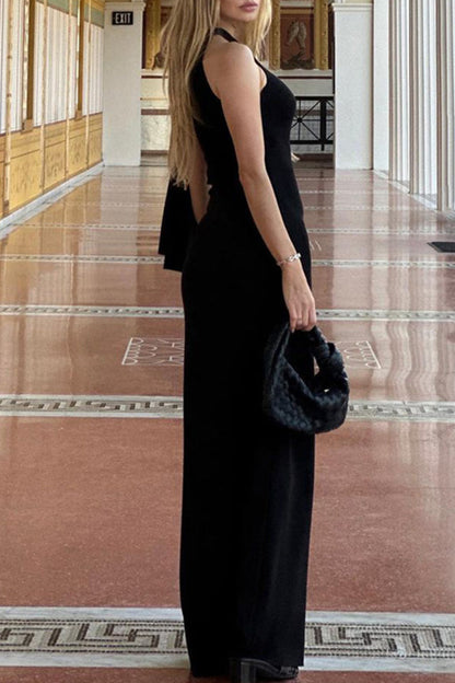 Vestidos elegantes de celebridades con falda de un solo paso, cuello oblicuo y frenillo liso