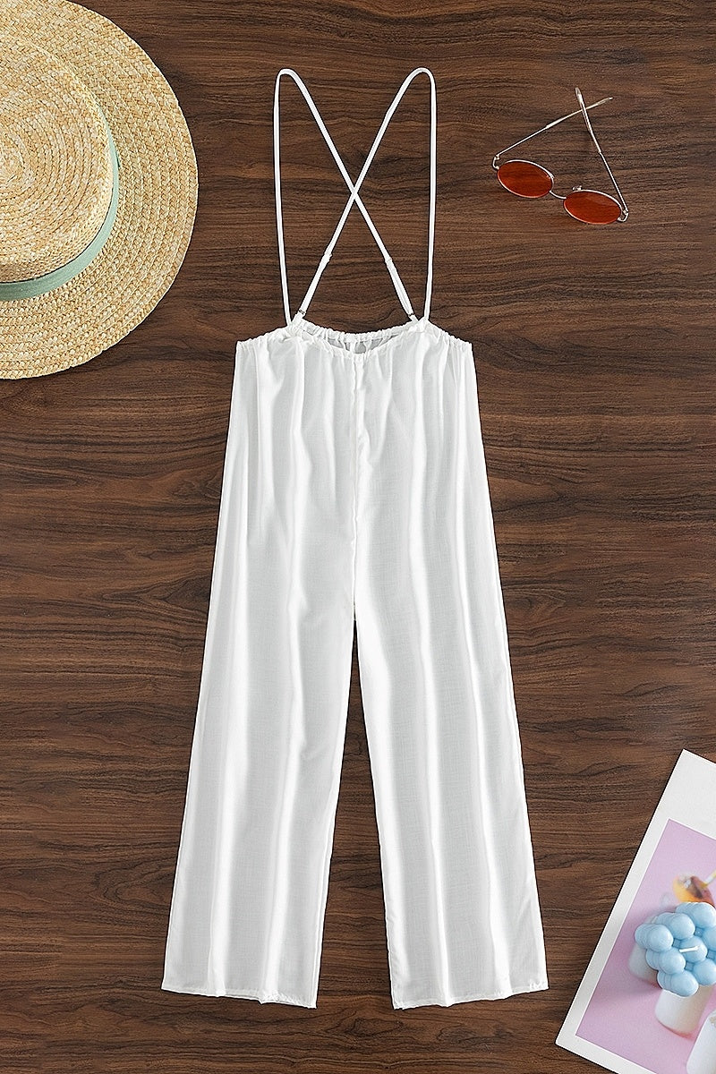 Monos sexis lisos con espalda descubierta y tirantes finos