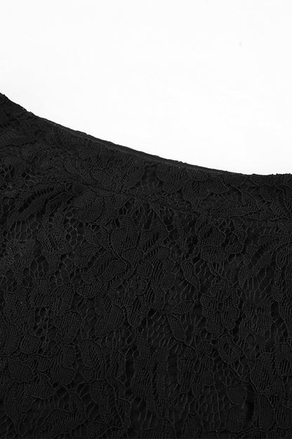 Braguita sexy de encaje transparente, recta, de cintura alta y color liso