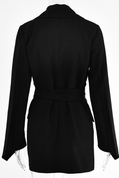 Prendas de abrigo informales de uso diario con cuello vuelto y diseño de patchwork (4 colores)