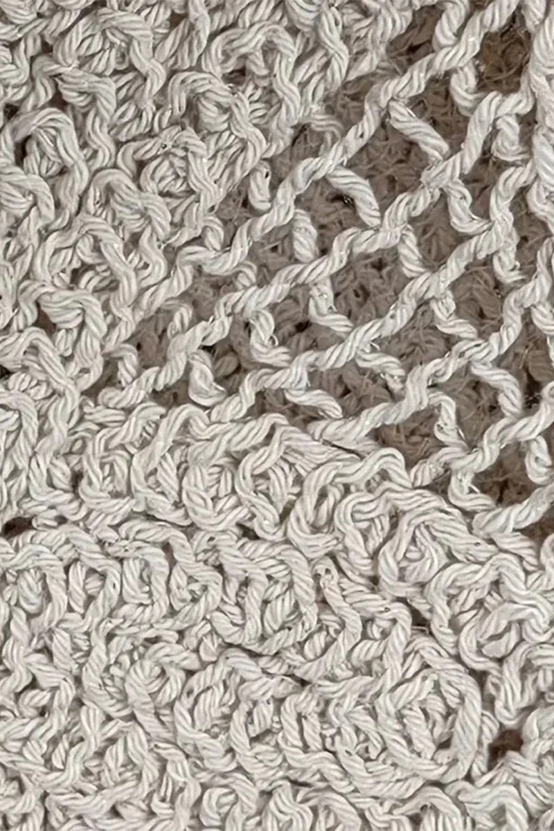 Blusas casuales de cuello redondo con aberturas en color liso con flores y ganchos de calle