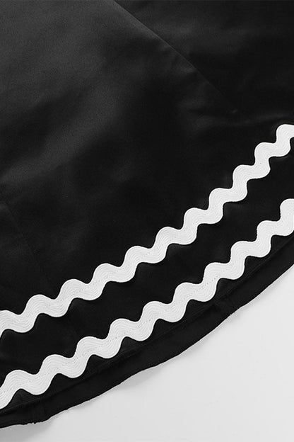 Vestidos sexis de celebridades con cuello redondo, espalda descubierta y patchwork en color liso