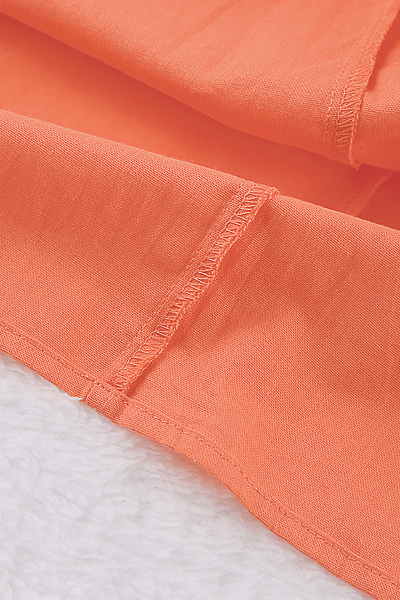 Conjunto informal de dos piezas, sin mangas, cuello redondo, color sólido, con cordones y diario