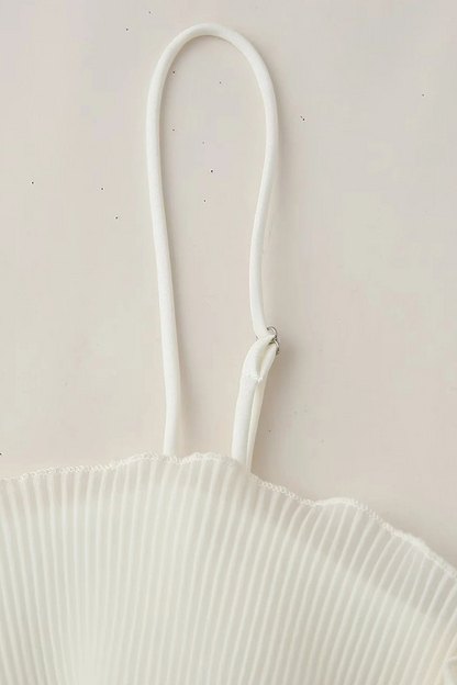 Vestidos sexis de cuello en V con volantes y patchwork en color liso