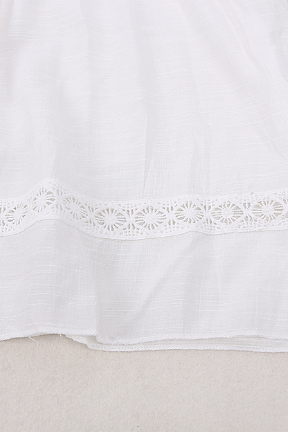 Traje de baño informal de vacaciones con estampado de patchwork de color sólido y transparente