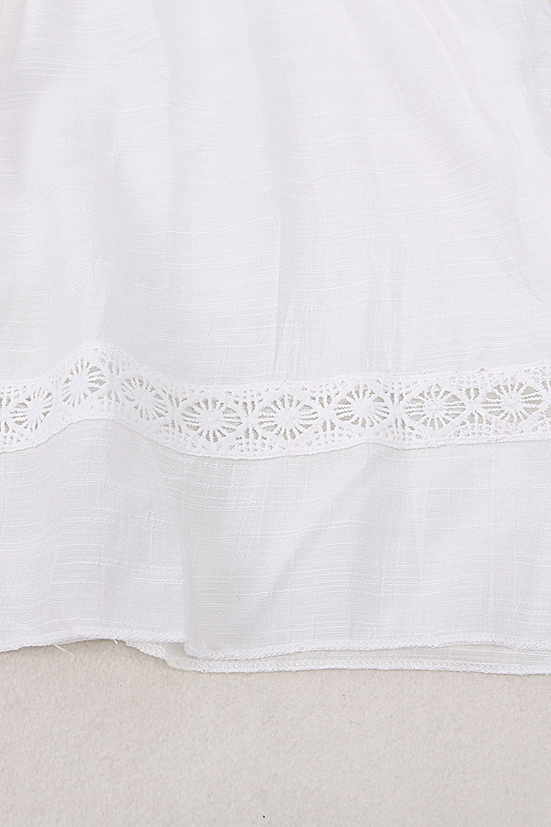 Traje de baño informal de vacaciones con estampado de patchwork de color sólido y transparente