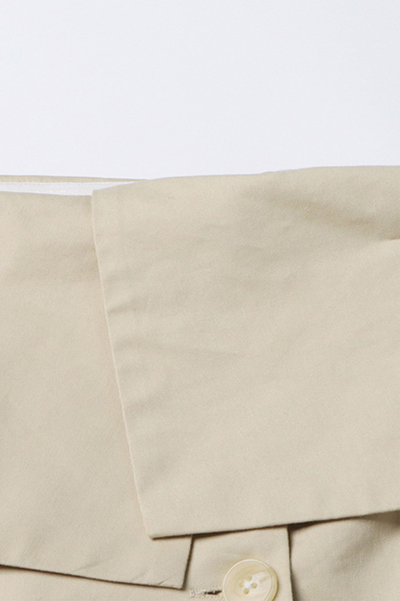 Blusas sexis de calle con botones de color liso y hombros descubiertos