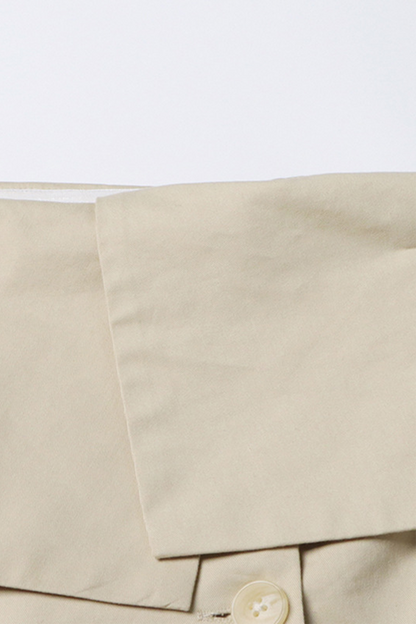 Blusas sexis de calle con botones de color liso y hombros descubiertos