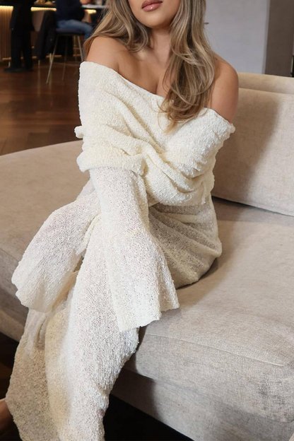 Vestido sexy de una sola pieza con aberturas y hombros descubiertos (3 colores)