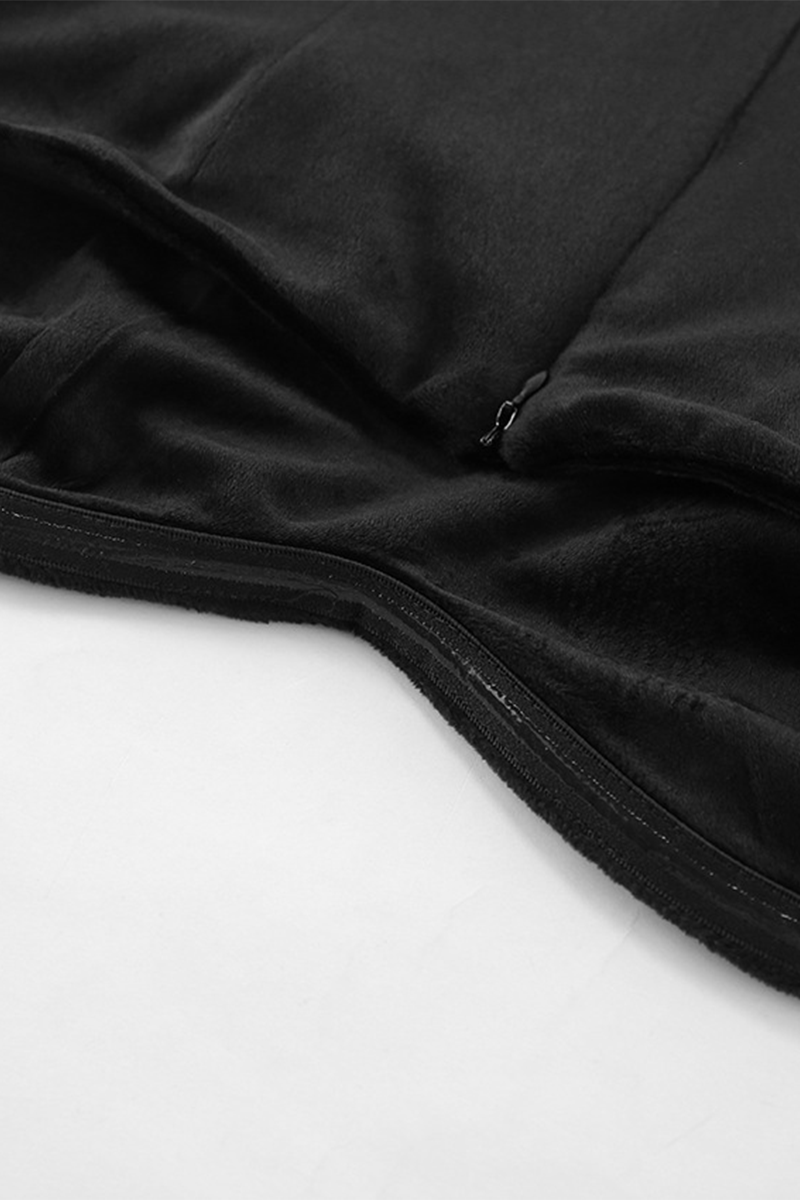 Vestidos sexys sin tirantes con contraste de malla