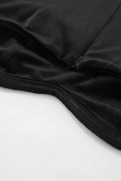 Vestidos sexys sin tirantes con contraste de malla