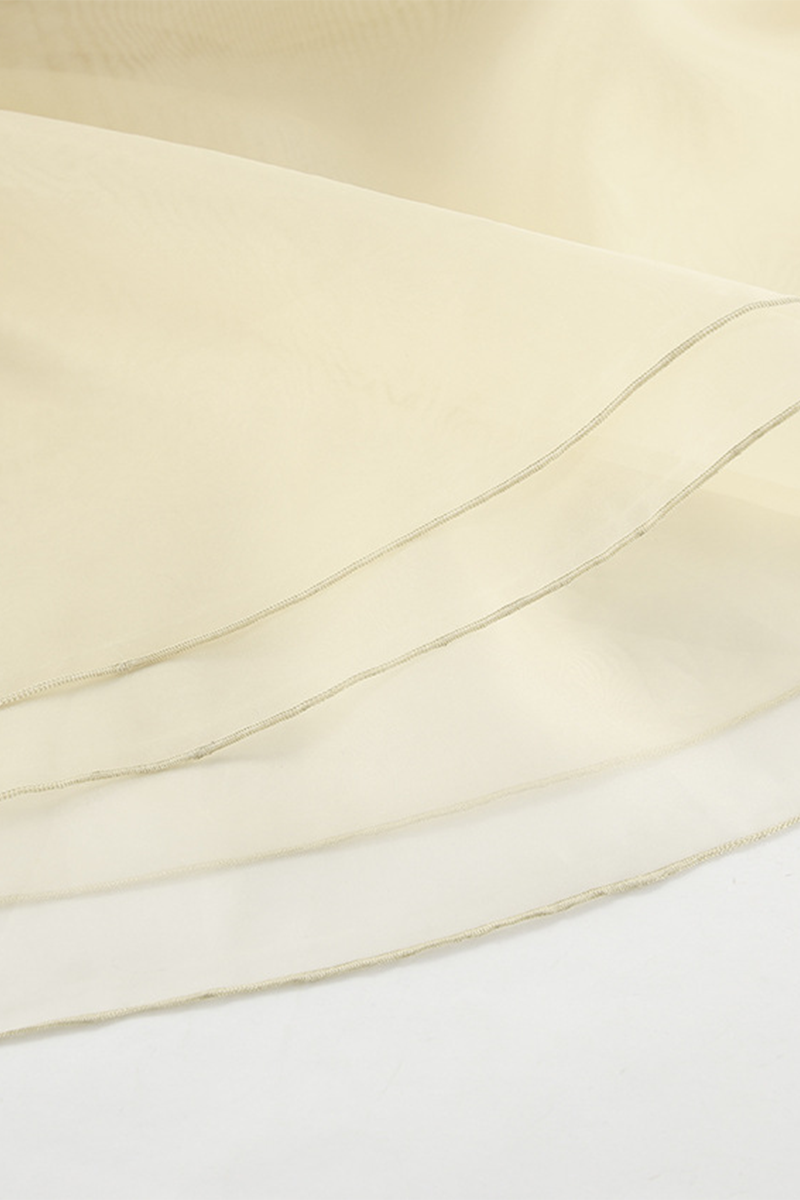 Vestidos sexys sin tirantes con contraste de malla