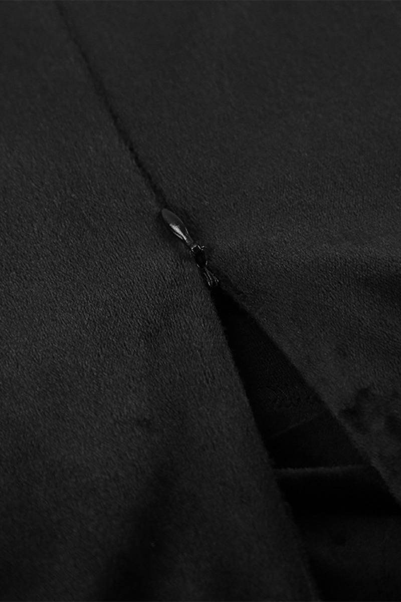 Vestidos sexys sin tirantes con contraste de malla