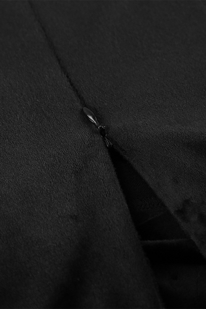 Vestidos sexys sin tirantes con contraste de malla