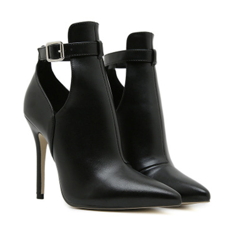 Zapatos casuales de punta hueca (altura del tacón: 4,33 pulgadas)