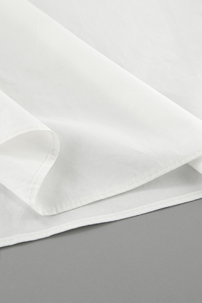 Pantalones casuales de cintura alta tipo A con cremallera y retazos de calle