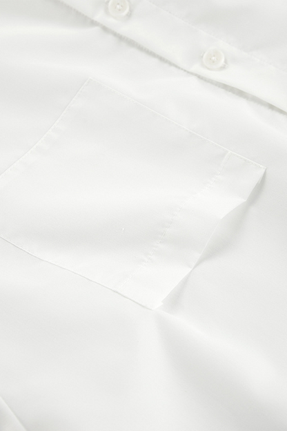 Vestidos camiseros casuales con botones y cordones y cuello vuelto