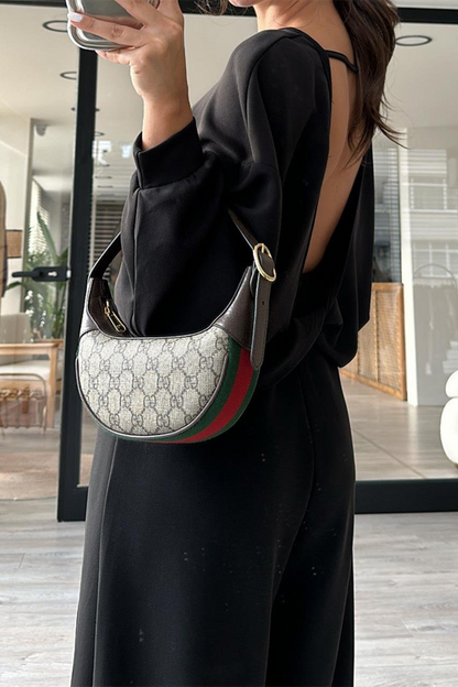 Conjunto informal de dos piezas con bolsillo, espalda descubierta, cuello redondo y manga larga (3 colores)