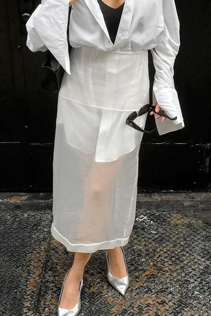 Braguita sexy tipo A de cintura alta con cremallera transparente