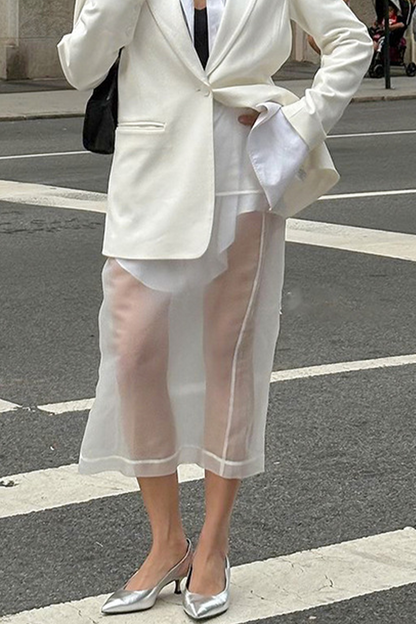 Braguita sexy tipo A de cintura alta con cremallera transparente