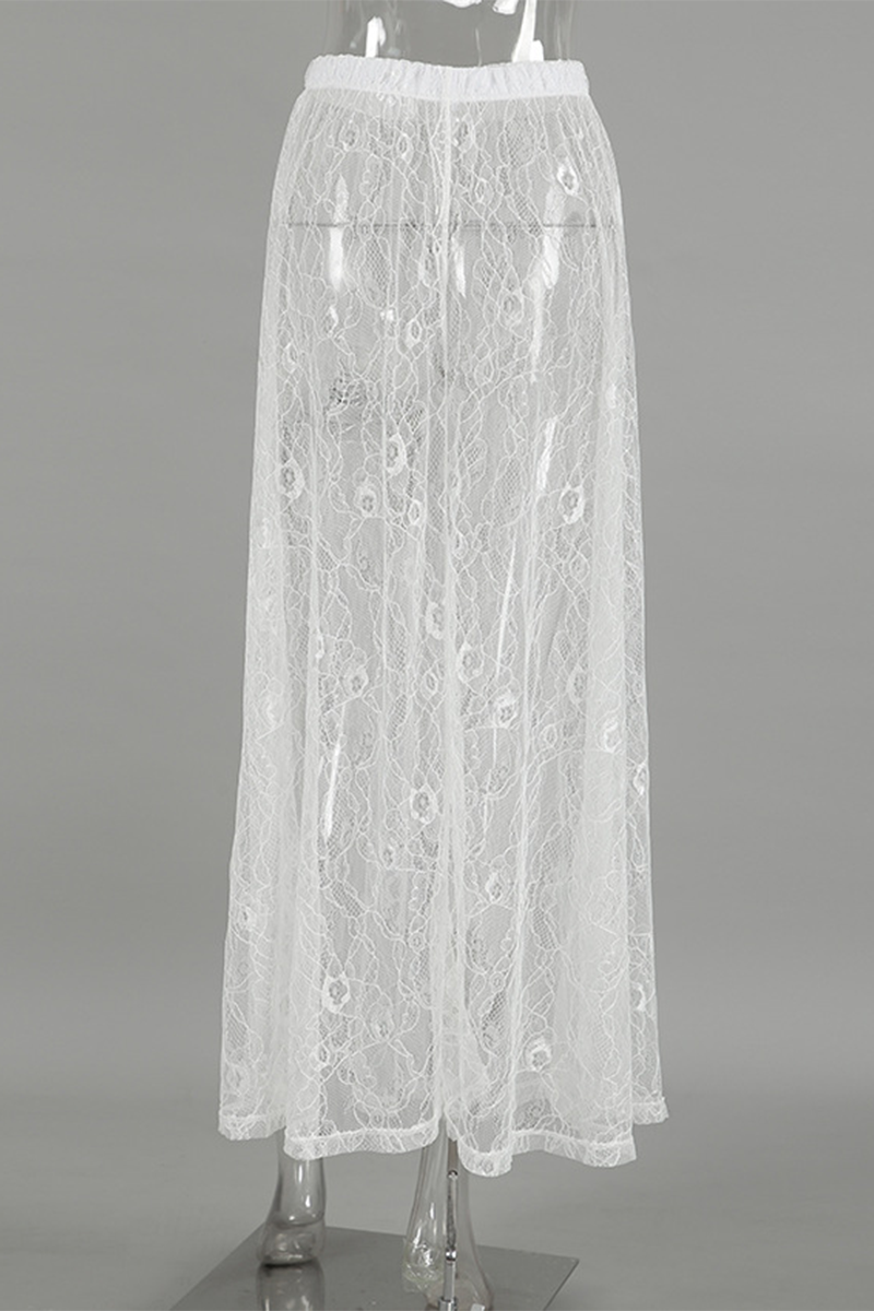 Braguita tipo A de cintura alta, holgada, con encaje sexy y calado