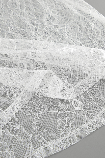 Braguita tipo A de cintura alta, holgada, con encaje sexy y calado