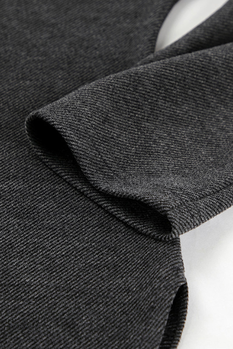 Tops informales de cuello oblicuo con baches irregulares de calle