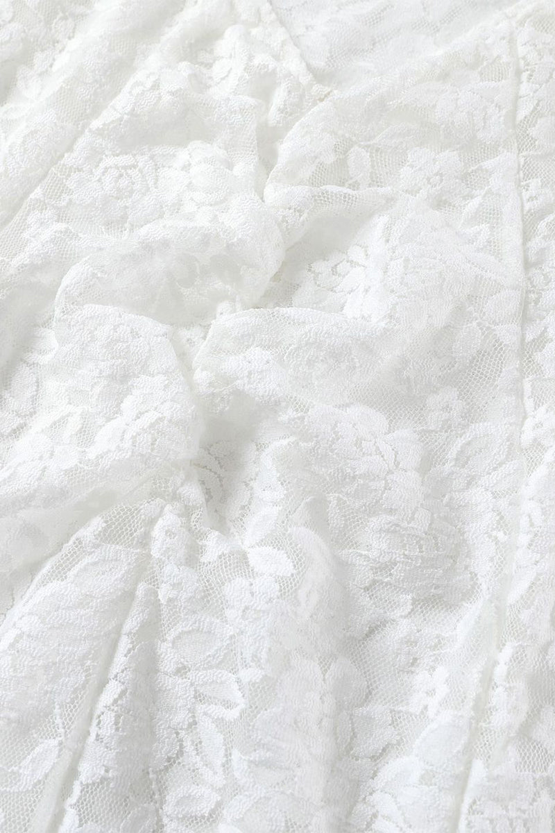 Vestidos largos sexis de encaje con espalda descubierta y cola de pez con hombros descubiertos